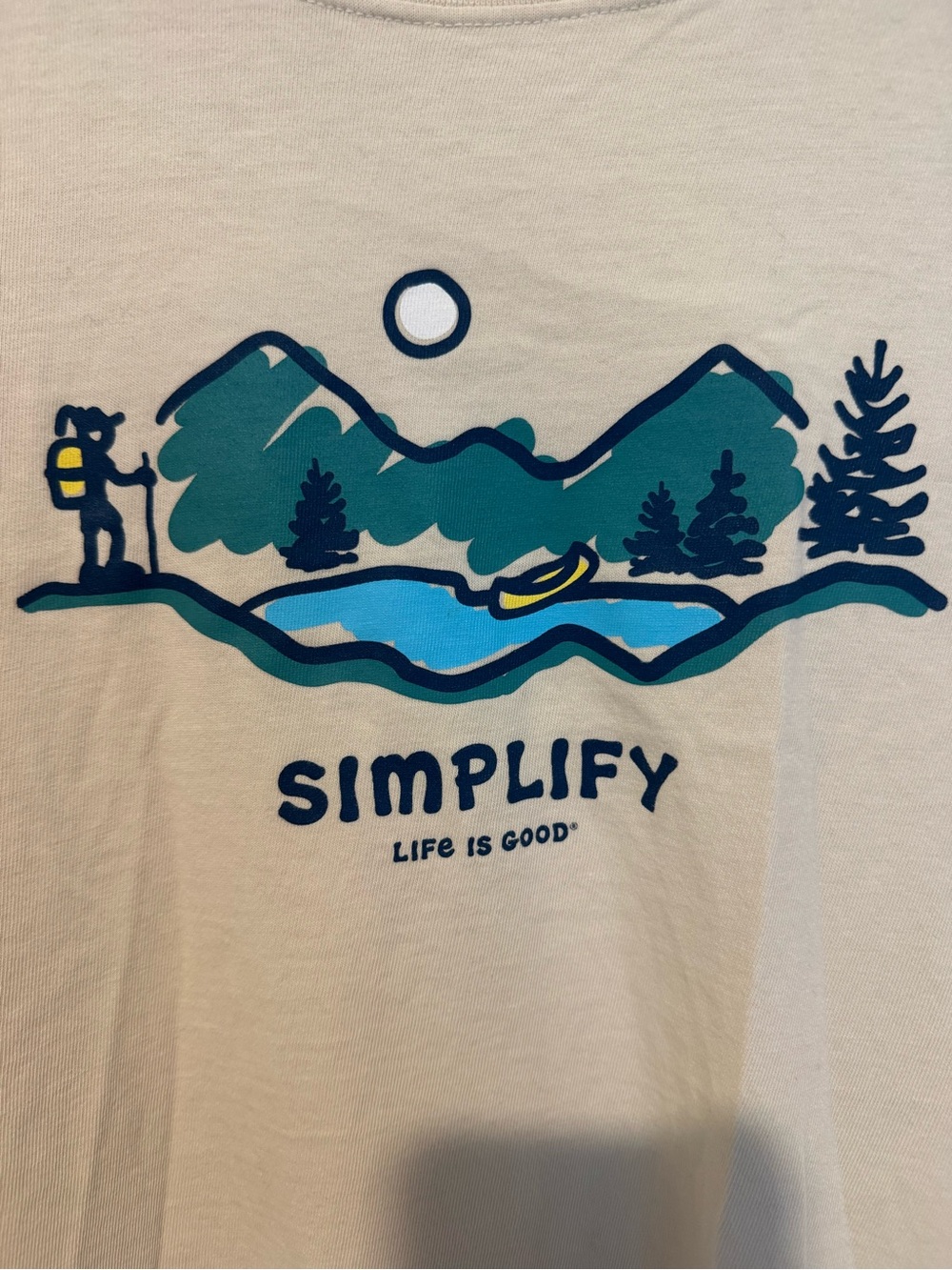 Life Is Good Crusher Long Sleeve Simplify Graphic Tee - Picture 3 of 8